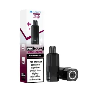 Hayati Pro Max Plus 6K Prefilled Pods - 20mg | Blackberry Ice
